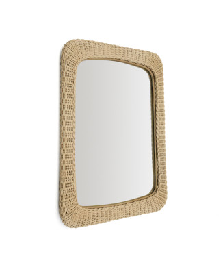 Zilna rattan mirror 58 x 79 cm