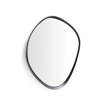 Tebel mirror in black metal 85 x 93.5 cm