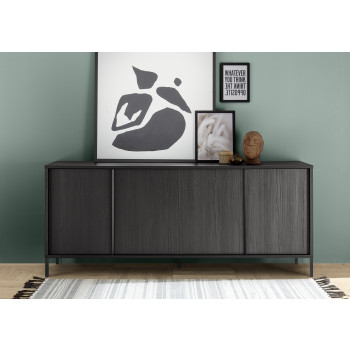STEEL-4-door sideboard