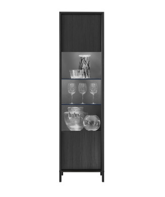 STEEL-1-door display cabinet