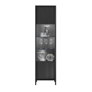 STEEL-1-door display cabinet