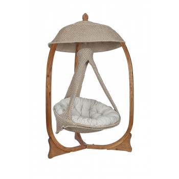 STRUCTURE IN LAMELLAR WOOD A2020 AMACA-NIDO ARMCHAIR-LA RETE