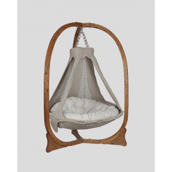 STRUCTURE IN LAMELLAR WOOD A2020 AMACA-NIDO ARMCHAIR-LA RETE