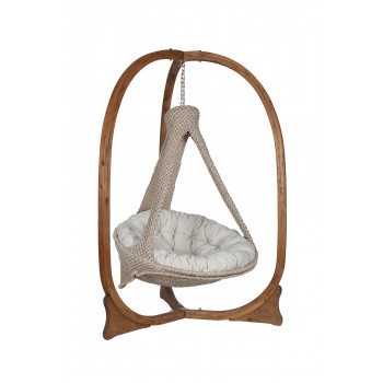 STRUCTURE IN LAMELLAR WOOD A2020 AMACA-NIDO ARMCHAIR-LA RETE