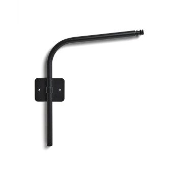 Wall mount for Nali portable lamps in black painted metal