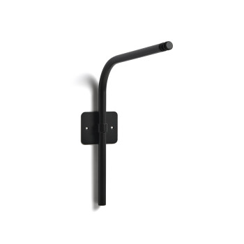 Wall mount for Nali portable lamps in black painted metal