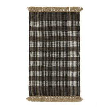 Barani brown synthetic fiber rug