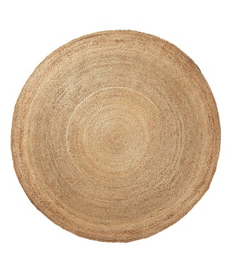 Doc 100% jute round rug