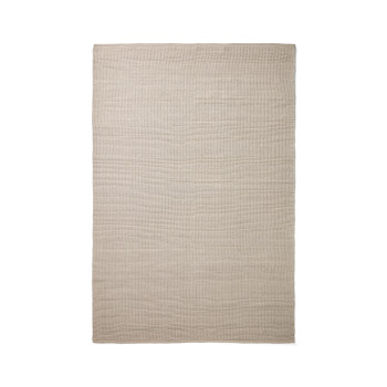 Turiane carpet in ecru synthetic fibers 160 x 230 cm