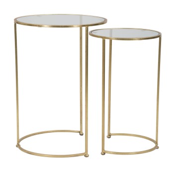 GLAM SIMPLY COFFEE TABLES, PAIR
