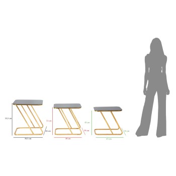 SIMPLE SET 3PCS TABLES