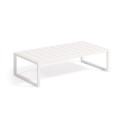 100% outdoor Comova aluminum coffee table 114x60x30