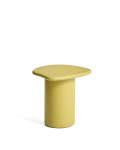 Macarella mustard concrete side table, 48 x 47 cm