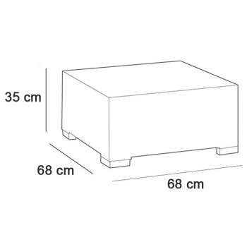 KETER CALIFORNIA outdoor coffee table