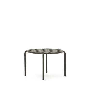 Joncols outdoor coffee table in painted aluminum