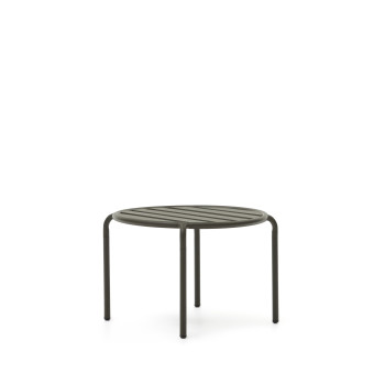Joncols outdoor coffee table in painted aluminum