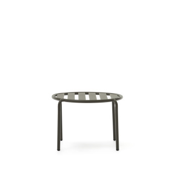 Joncols outdoor coffee table in painted aluminum