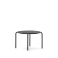Joncols outdoor coffee table in painted aluminum