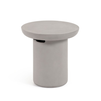 Taimi round outdoor concrete table, Ø 50 cm