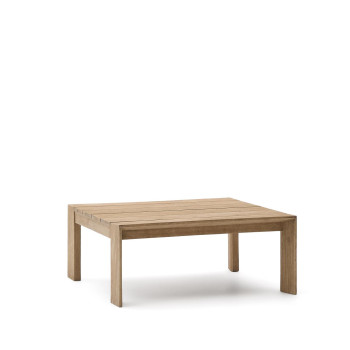 Ambra coffee table in solid acacia wood with a light finish, 82.5 x 82.5 cm, FSC 100%