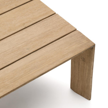 Ambra coffee table in solid acacia wood with a light finish, 82.5 x 82.5 cm, FSC 100%