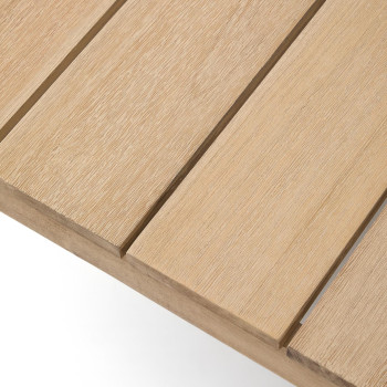 Ambra coffee table in solid acacia wood with a light finish, 82.5 x 82.5 cm, FSC 100%