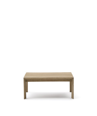 Ambra coffee table in solid acacia wood with a light finish, 82.5 x 82.5 cm, FSC 100%
