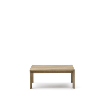 Ambra coffee table in solid acacia wood with a light finish, 82.5 x 82.5 cm, FSC 100%