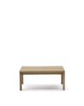Ambra coffee table in solid acacia wood with a light finish, 82.5 x 82.5 cm, FSC 100%
