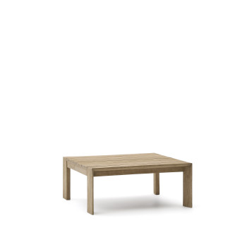 Ambra coffee table in solid acacia wood with a light finish, 82.5 x 82.5 cm, FSC 100%