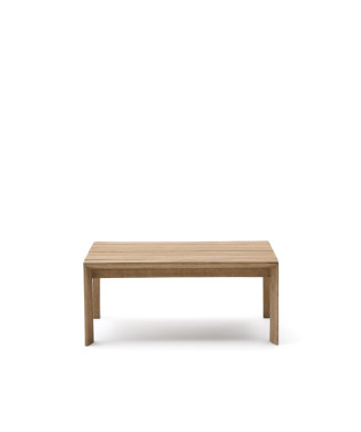 Ambra coffee table in solid acacia wood with a light finish, 82.5 x 82.5 cm, FSC 100%