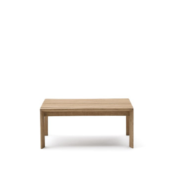 Ambra coffee table in solid acacia wood with a light finish, 82.5 x 82.5 cm, FSC 100%