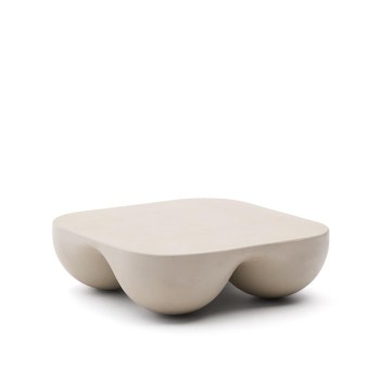 Colba polystone coffee table 100 x 100 cm