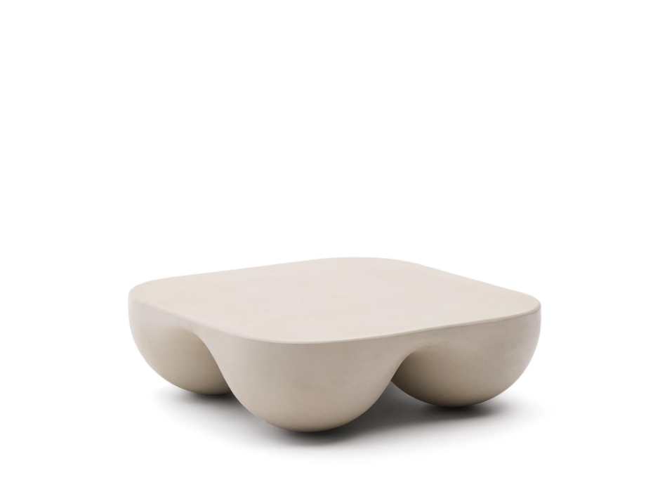 Colba polystone coffee table 100 x 100 cm