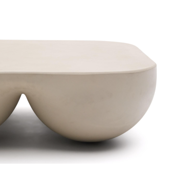 Colba polystone coffee table 100 x 100 cm