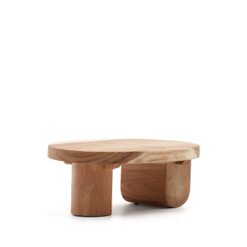 Mosi coffee table in solid mungur wood Ø 90 x 60 cm