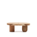 Mosi coffee table in solid mungur wood Ø 90 x 60 cm