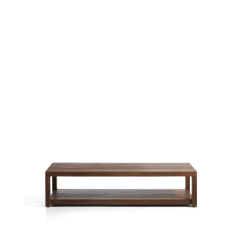 Norani coffee table in solid wood and acacia veneer 150 x 70 cm