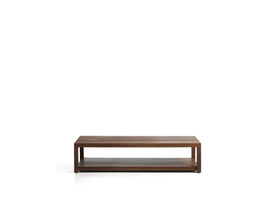Norani coffee table in solid wood and acacia veneer 150 x 70 cm