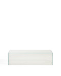 Orlia tempered glass coffee table