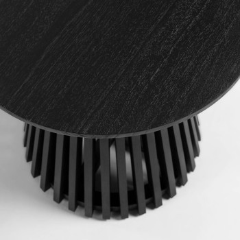 Jeanette coffee table Ø 50 cm black