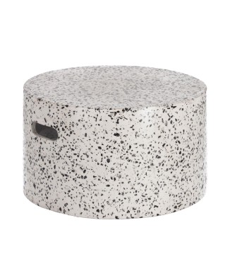 Jenell white terrazzo coffee table Ø 52 cm
