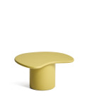 Macarella coffee table in mustard concrete 83 x 77 cm