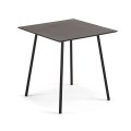 Mathis fiber cement coffee table with black concrete legs