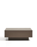 Rustella brown concrete coffee table 80 x 60 cm