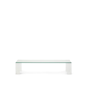 Adularia tempered glass coffee table