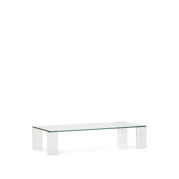 Adularia tempered glass coffee table
