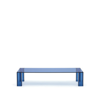 Adularia tempered glass coffee table