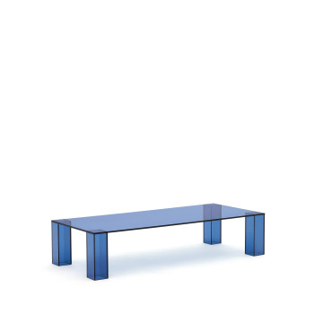 Adularia tempered glass coffee table