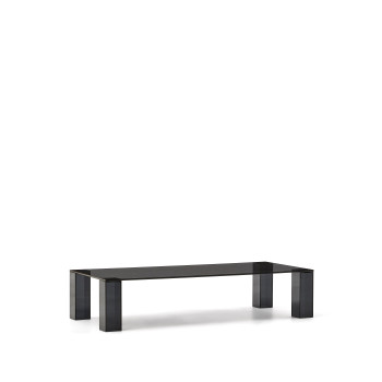 Adularia tempered glass coffee table